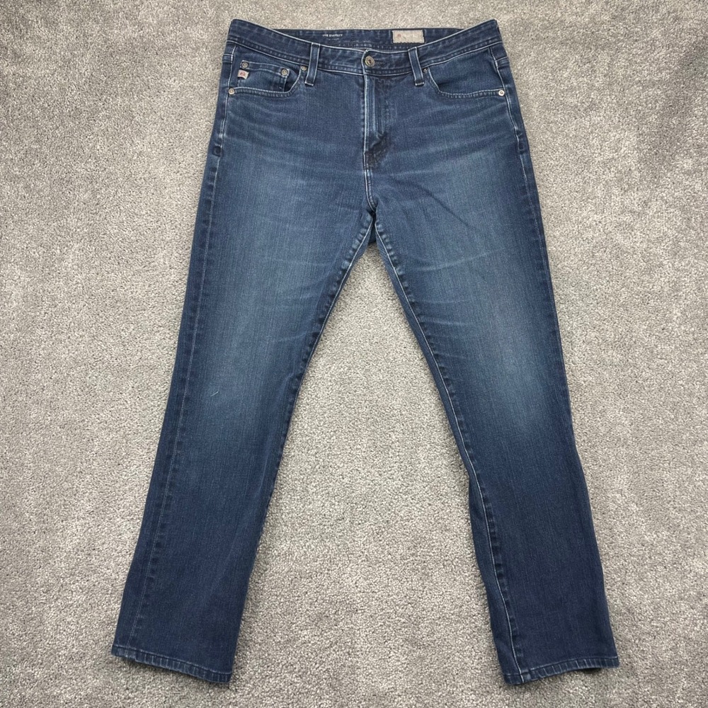 AG Adriano Goldschmied Jeans Mens 32X29 The Everett Slim Straight Leg Dark Wash